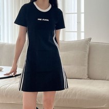 볼매샵 디 아이 라인원피스 캐쥬얼 반팔원피스