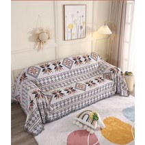 목화솜이불 목화솜요 보헤미안 격자 무늬 소파 침대 장식 담요 야외 캠핑 커버 술, 11 Type 11_07 180x230cm