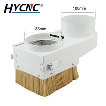CNC 밀링 머신 집진기 70 75 80 85 90 100mm 스핀들 조각 밀링 머신 브러시 청소 목공 먼지 커버, 05 85mm