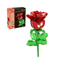 Mould King 24005 Rose Flower Bouquet Building Kit131 PCS Single