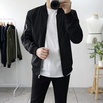 쿼터 남자 MA-1 항공 점퍼 블루종 자켓 봄 가을용