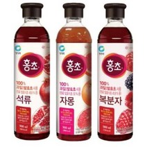 청정원 홍초 900ml 3종 (석류+자몽+복분자) 각1개씩, 1