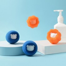 세탁기 제거 드럼 세탁볼 털 DD-12045 빨래 먼지, 원형