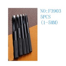 치즐링 다이아치즐 사선치즐 가죽끌집 가죽공예 타공심 벨트구멍뚫기 가죽공예도안 가죽공예포니 가죽공예체험 가죽공방 가죽 펀칭기 가죽펀칭기 라운드 중공 펀치 세트 10pcs 29, f3903