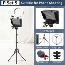 미니 프롬프터 T3 태블릿 카메라 모바일 lavokol for smart video, p 세트 5