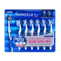 2080 모노클 프리미엄 칫솔 세트 6개입 1세트