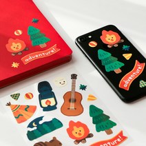 7321디자인 꾸꾸 스티커 v1 다꾸스티커 다이어리꾸미기 데코 소품꾸미기 투명스티커, 파이어