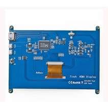 휴대용 모니터 휴대용 7 인치 용량 성 터치 스크린 TFT 패널 LCD HDMI 게임 모니터 1024x600 디스플레이, 01 7 Inch TFT Screen