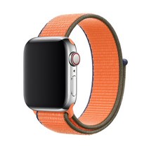 납땜 인두 연기 흡수기 추출기 송풍기 나일론 루프 스트랩 apple watch 밴드 45mm 44mm 40mm 41mm 45 시계 팔찌 벨트 iwatch 시리즈 4 3 5 6 7, [64] 75 - kumquat color, [02] 42 44 45 49 MM