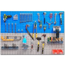 공구 걸이대 벽걸이 타공판 정리 진열대 후크, 15.1500x500 판 두께 1.7mm