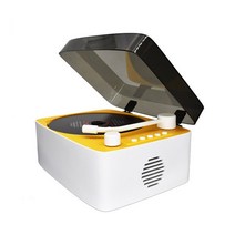 벽걸이CD플레이어 USB 블루투스 플레이어 휴대용CD플레이어 휴대용 CD 5.0 MP3 WMA CDDA 3.5mm 오디오 배터리 전원 DVD 스피커 원격 제어 생일 선물, [01] Yellow