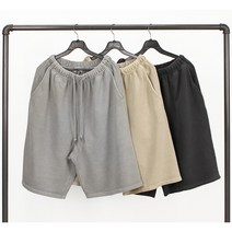 레어코드 스트릿캐주얼 남녀공용 다잉 오버핏 하프팬츠 반바지