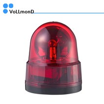 회전경광등/125파이/AC220v/DC12/DC24/경광등/, AC220V/청색/자석식
