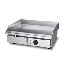 업소용 부침기 전기 철판구이 전기그릴 철판 파전, EG-820D 듀얼온도조절 + 크롬점착 방지