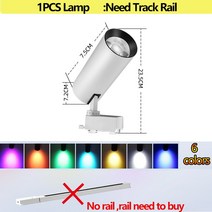 홈파티 조명 미러볼 레이저 LED Dj 경치 좋은 디스코 스팟 Led 천장 램프 RGB 나이트 클럽 파티 무대, 05 White Need Buy Rail