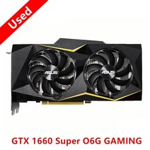 원래 asus gtx 1660 super 6gb 그래픽 카드 gpu 1660s 1660 ti 게임 tuf gtx1660s gtx1660ti nvidia 비디오 카드 컴퓨터 게임, GTX 1660 슈퍼