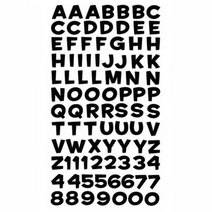 자동차 키 케이스 홀더 커버 링 열쇠고리 클래식 알파벳 문자 스티커 Abc 플래너 교사 스크랩북 PVC, Alphabet decal+22 X 12 CM+Silv
