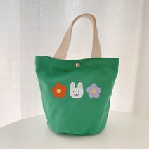 허니베베스홈 미니 버킷백 캔버스 귀여운 복조리백 여성 복조리 가방
