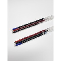 보야 0.38mm 삼색 3색 젤 잉크 중성 볼펜 (10개 Set), 리필심, 블랙