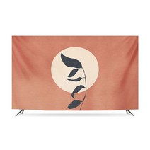 명화 티비 TV 덮개 가리개 인치 종류별 무지개 럭셔리 거실 모니터 먼지 커버 42 55 65 75 액자 풍경 HA11, 45인치 희망