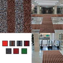 건물출입구 승강기앞 미끄럼방지 바닥매트 1M 샤워장 사고예방 안전매트 실외매트, 적색