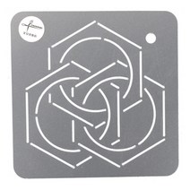 취미 퀼트 diy 도구 DIY 서브 자수 모델 바느질 템플릿 퀼팅 패치워크 스피닝 수제 세트 12x12cm 22x22cm, [11] 12X12CM 1PCS