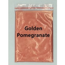 펄물감 아크릴물감대용량 천연 운모 미네랄 비누 20g 진주 광택 분말 안료 운모 네일 반짝이 진주 분말 에, 33 Golden Pomegranate