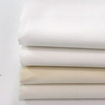 굿팡패브릭 20수 소프트 무지 화이트계열 4종_1101 (5514001), 4.네추럴