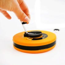 50m 화이바 줄자 산업용 휴대용 인치 줄자홀더 다용도