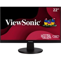 22인치모니터 가성비 사무 용 회의 실 모니터 ViewSonic VA2247-MH 22인치 풀 HD 1080p 모니터 초박형 베, 01 55.9cm(2