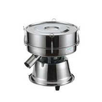 분말 진동체 분리기 선별기 체진동기 원형 채 선별기, 직경 40cm +  채망 1개 (커버 포함)