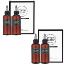 일라토스 총400ml (교차선택) 고농축 자동차 방향제 대용량 디퓨저 리필액, 체리 블라썸 향_2개, 피톤 포레스트 향_2개, 4개