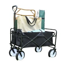 캠핑 폴딩 캠핑카트 150KG 테이블 가능, 1개, 5촌 단독 테이블 보드