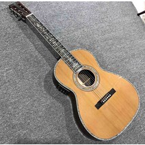 어쿠스틱기타 입문용기타 커스텀 OOO 바디 솔리드 레드 삼나무 우드 일렉트릭 39 인치, 1.Guitar - 39 인치