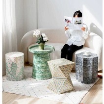 수입 오두막 테이블 거실 테이블 소파 미니 북유럽 미니협탁, C