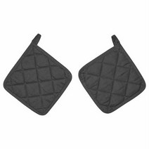 이케아 린니그 냄비받침대 2P 그레이 21x21cm 면100%, 이미지참조
