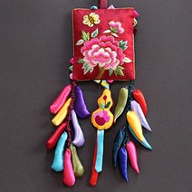 손수목단 고추노리개 - 대