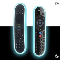 리모컨 찾기 Sika 케이스 스마트 TV 스카이 Q EC302 EC201 음성 제어 보호 프리미엄 실리콘 커버 컨트롤러, 01 Only Case BlueWhite