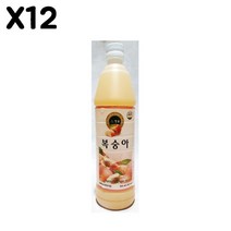 시크점빵 FK 복숭아원액(청솔 835ml)X12, 1, 1, 본상품선택