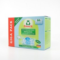 프로쉬 베이킹 소다 올인원 식기세척기 세제 타블렛 64개입