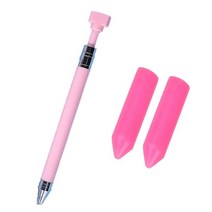 보석십자수 도구 펜 집에서할수있는취미새로운 로타리 자동 드릴 펜 5D DIY 다이아몬드 페인팅 포인트 클레, 12 Pink-2ps Red ly