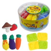 [이지피아] 이지클레이 실속형2 50g(6색)12개 4종몰드