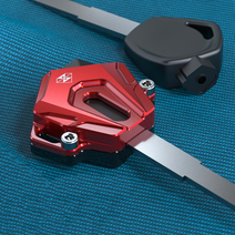 혼다 슈퍼커브 벤리110 전용 키케이스 고급메탈 알루미늄소재 HONDA 슈퍼커브열쇠, 블랙