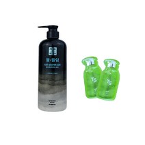 리엔 물들임 새치커버 샴푸 대용량(자연갈색) 550ml + 샴푸샘플2p