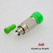 10PCS FC / APC Male Female Single Mode SM Fiber Attenuator Connector Fixed Type value 0-30db Optiona, 05 5dB_01 라인 커넥터
