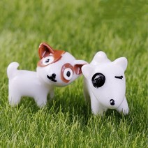 강아지 반려견 피규어 모형 DIY미니어처하우스, 브라운