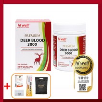 하이웰 프리미엄 녹혈 3000 500소프트젤 청정 뉴질랜드 방목 사슴피 판토크린 철분 녹용진액