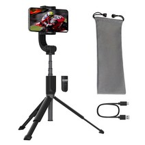 셀루미 4in1 스위칭 짐벌 무선 블루투스 셀카봉 삼각대, SEL-SG900M(매트 블랙)