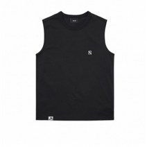 MLB 공용 스몰로고 민소매 3ATK01023 50BKS 50WHS