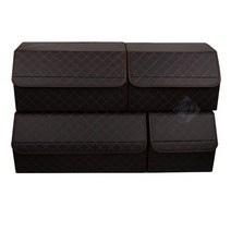 한스터프 투싼 트렁크 정리함 SUV 세단 전차종, (브라운)XL